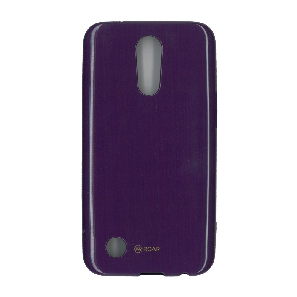Husa din silicon lucios, Roar LA-LA Glaze pentru LG K10 2017, mov