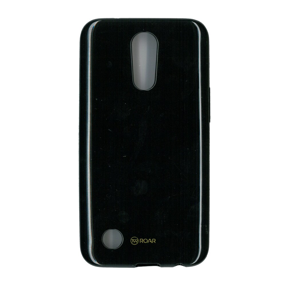 Husa din silicon lucios, Roar LA-LA Glaze, pentru LG K10 2017, negru