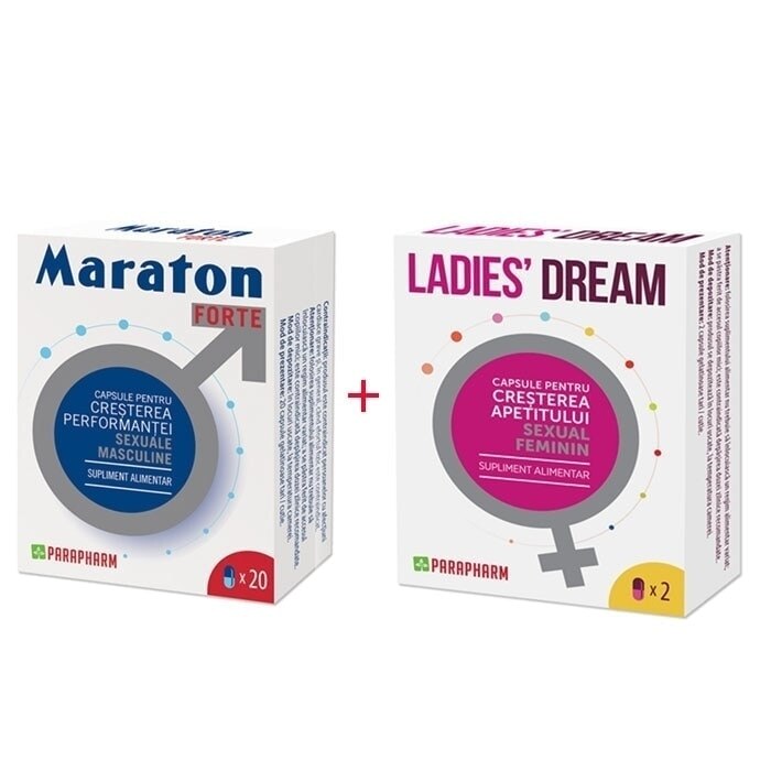 Pachet Maraton Forte 20 cps + Ladies dream 2 cps Parapharm