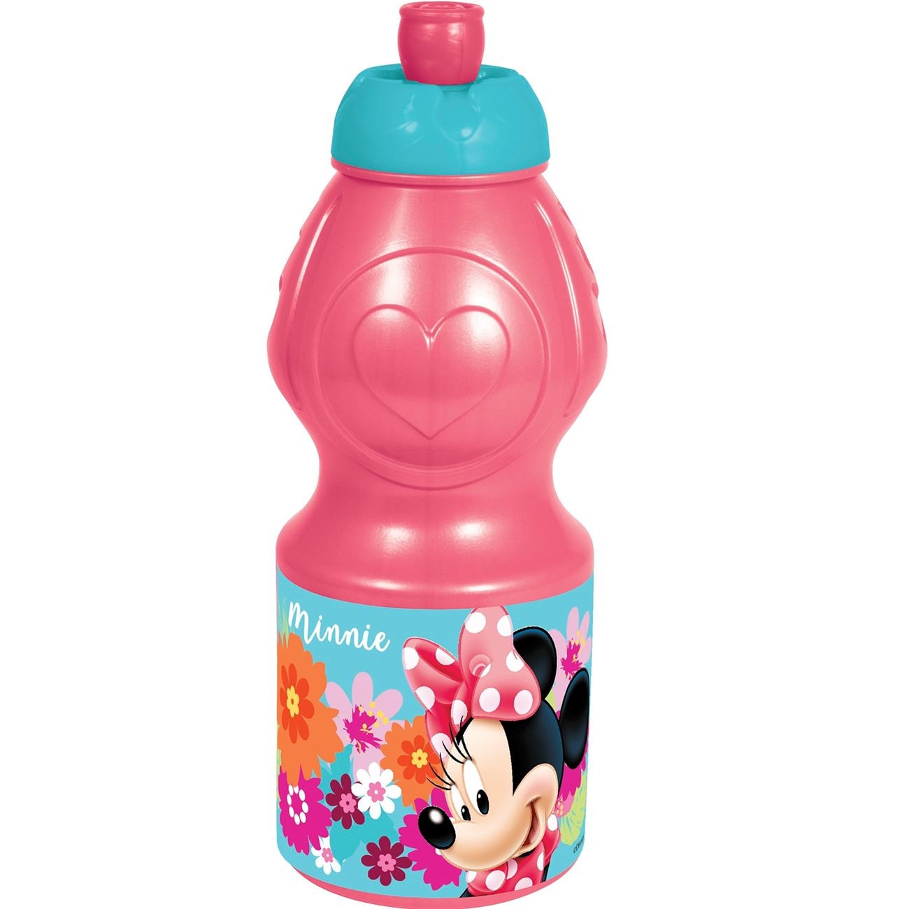 Sticla plastic pentru apa, Zola®, Minnie Mouse, 400 ml