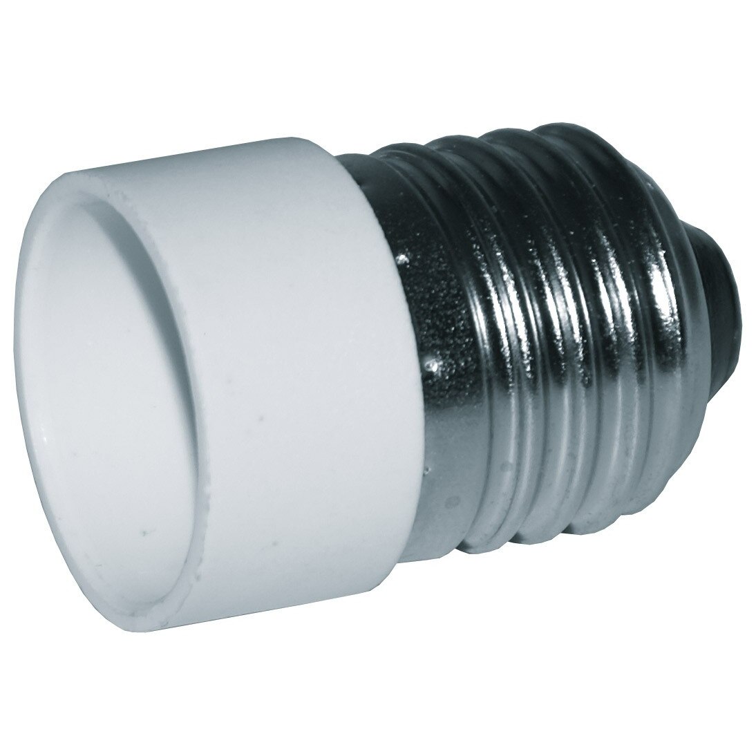 Adaptor dulie E27 - E14 Abs, Lohuis, culoare alba