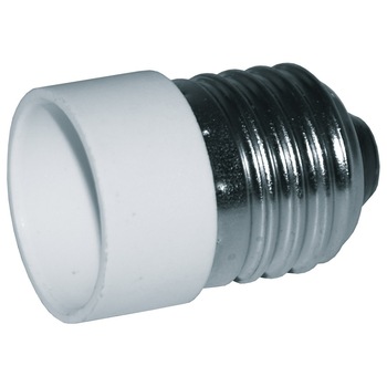 Adaptor dulie E27 - E14 Abs, Lohuis, culoare alba Adaptor dulie E27 - E14 Abs, Lohuis, culoare alba