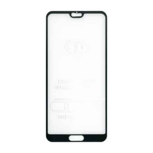 Folie securizata Full Glue compatibil cu Huawei P20 Negru