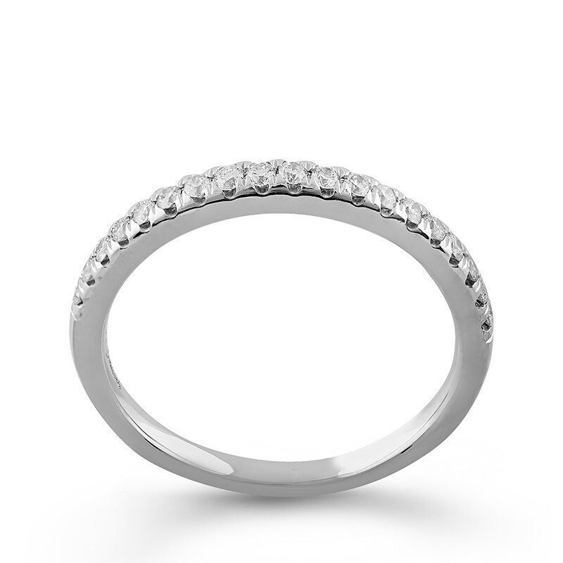 Inel Semi Eternity Blanco's Aur 18k Diamante, 51 RA7704-W