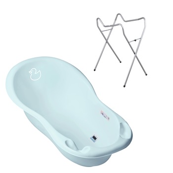 Set cadita 102 cm + Suport universal metalic Duck Albastru Set cadita 102 cm + Suport universal metalic Duck Albastru