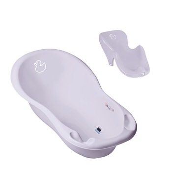 Set cadita copii Duck Lila 102 cm cu senzor de temperatura + suport anatomic cadita Set cadita copii Duck Lila 102 cm cu senzor de temperatura + suport anatomic cadita