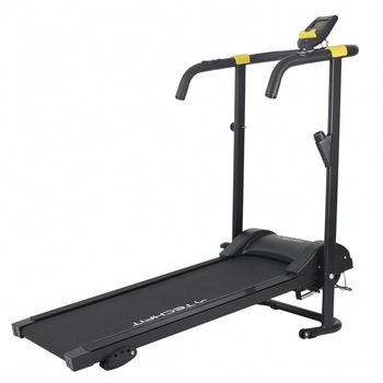 Banda de alergare magnetica TECHFIT MT40, Greutate utilizator 100 kg, Sistem absortie socuri, Pliabila, Preasamblata, Roti transport Banda de alergare magnetica TECHFIT MT40, Greutate utilizator 100 kg, Sistem absortie socuri, Pliabila, Preasamblata, Roti transport