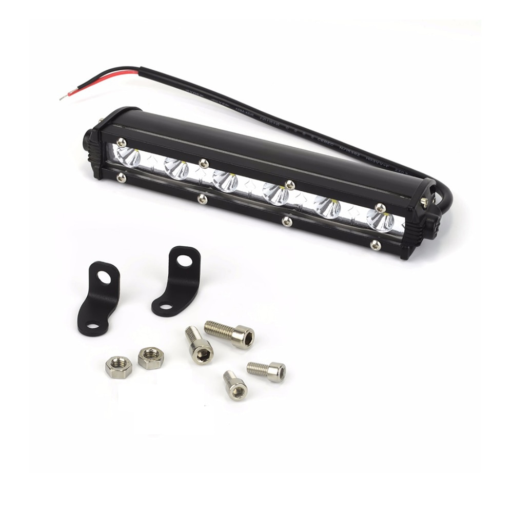 18.5 Cm Led Bar Flexzon 18W 6 LED 12V / 24V Spot Beam