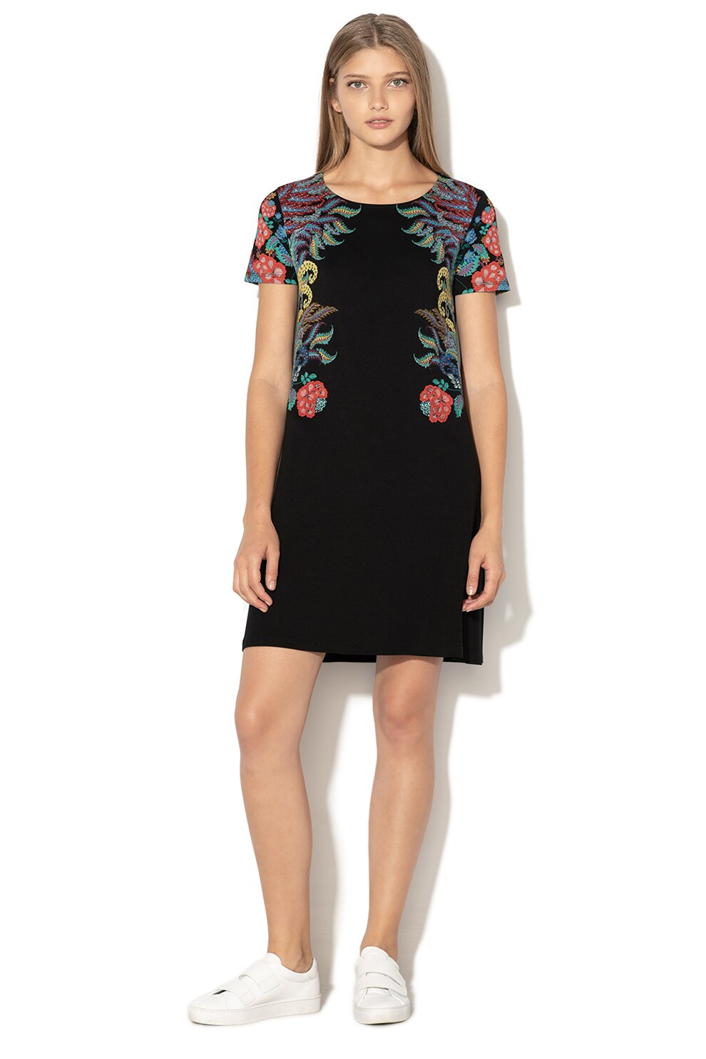 DESIGUAL, Rochie cu model floral Mara