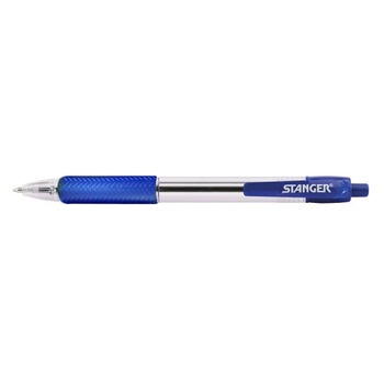 Pix cu mecanism R1.0 softgrip albastru STANGER Pix cu mecanism R1.0 softgrip albastru STANGER