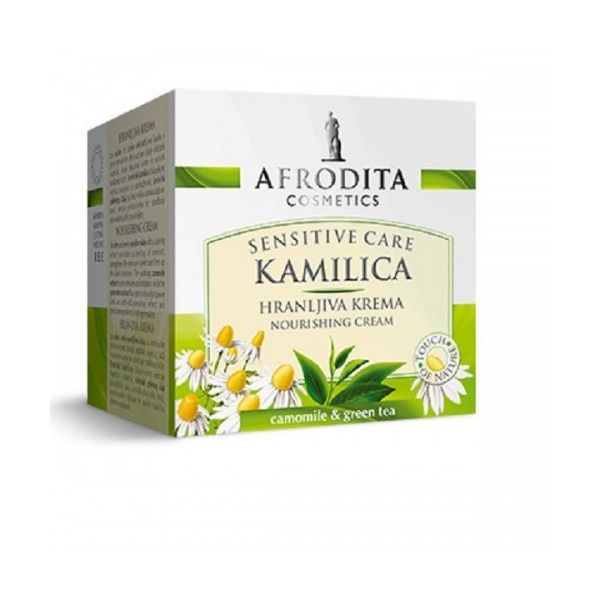 Crema nutritiva pentru ten uscat Cosmetica Afrodita Camomile sensitive 50ml