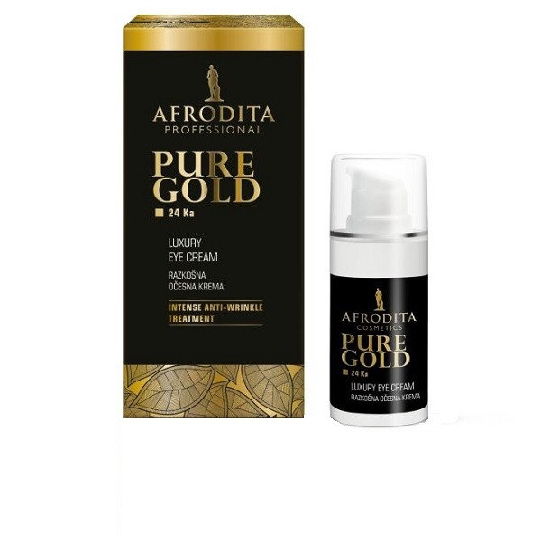 Crema pentru conturul ochilor Cosmetica Afrodita Pure Gold Luxury 15 ml
