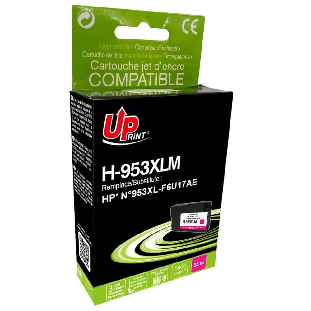 Cartus cerneala UPRINT HJ953XLMUP Magenta, 25 ml, compatibil F6U17AE