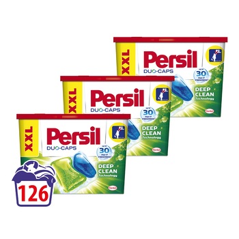 Detergent capsule Persil Duo-Caps regular, 126 spalari, 3x42 capsule Detergent capsule Persil Duo-Caps regular, 126 spalari, 3x42 capsule