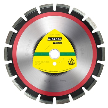 Disc diamanatat pentru beton si asfalt 300x25.4 MM DT612AB Klingspor Disc diamanatat pentru beton si asfalt 300x25.4 MM DT612AB Klingspor