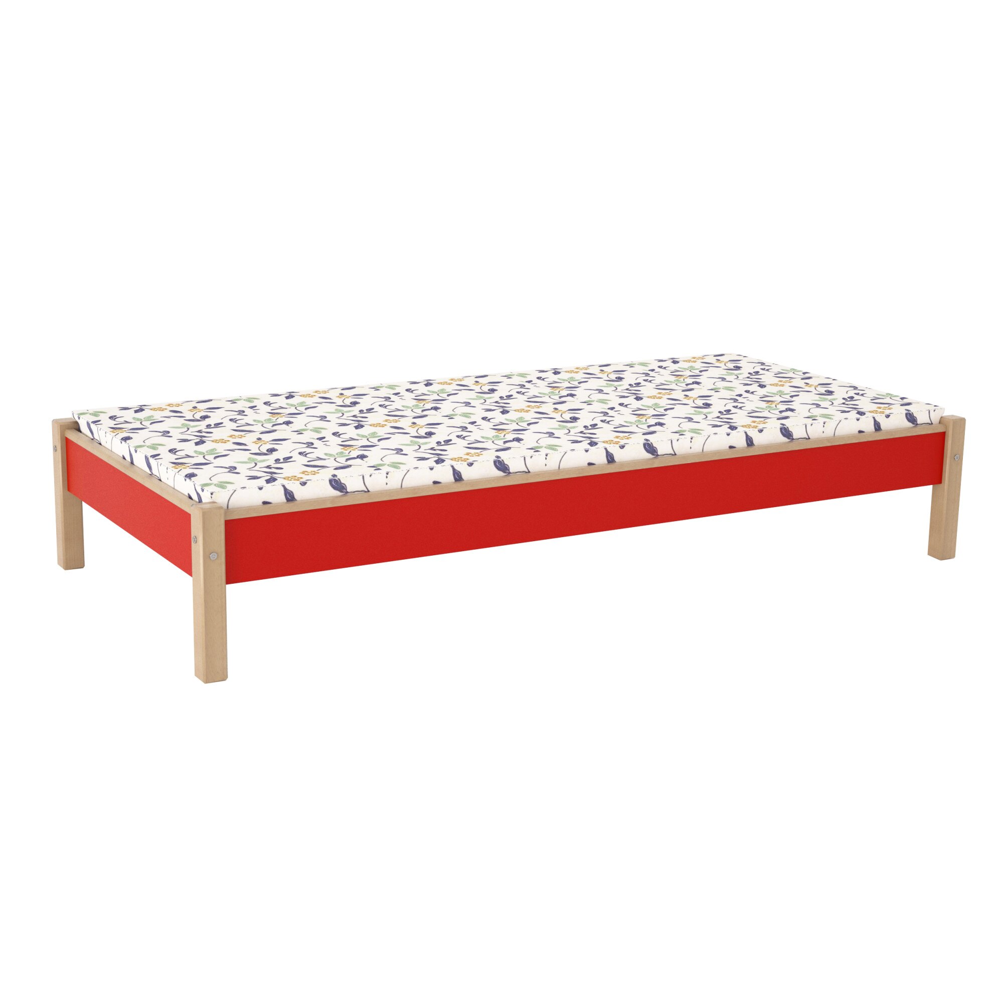 Pat 200x90 cm, Pal Melaminat-FAG lemn masiv, Mobilier GENERATION-5