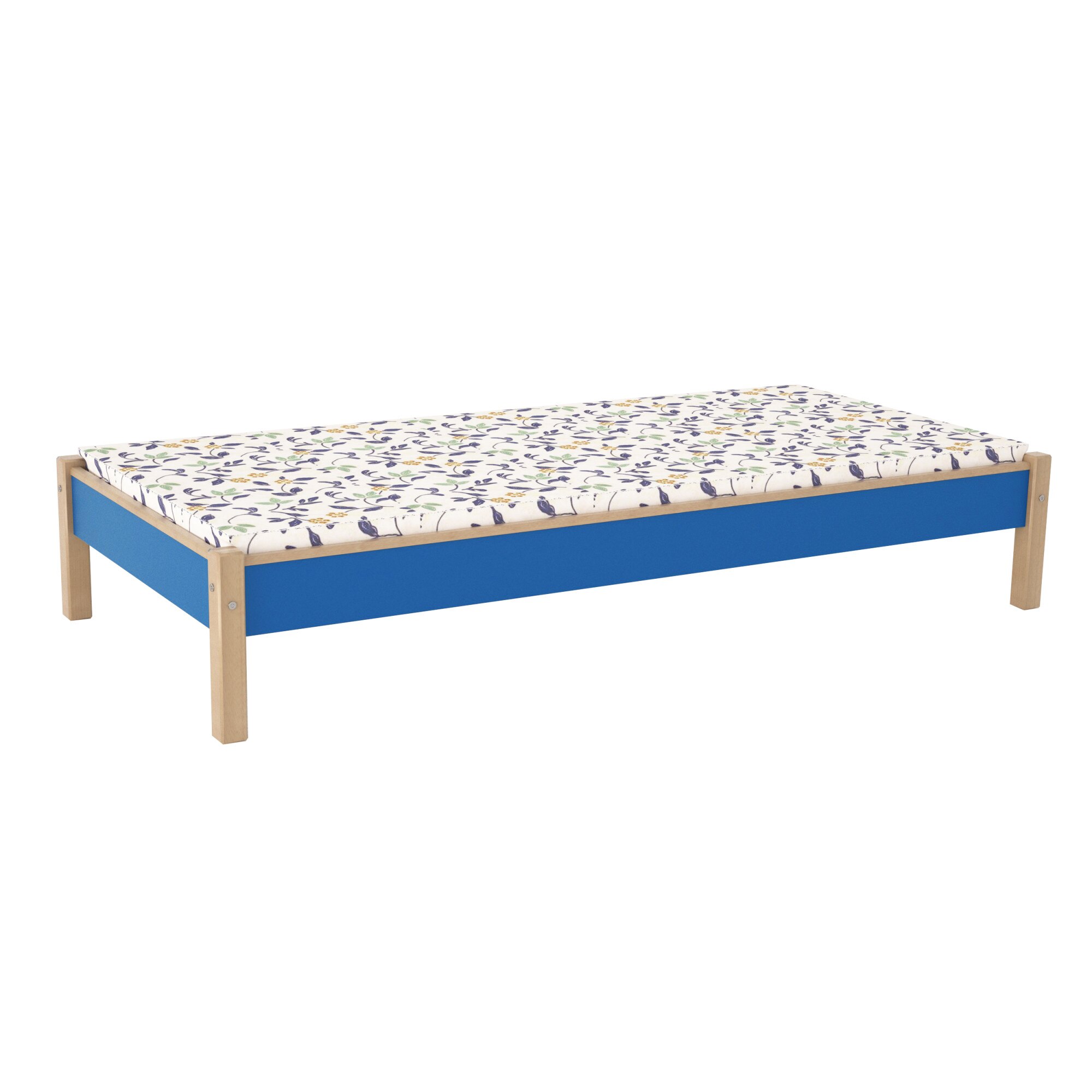 Pat 200x90 cm, Pal Melaminat-FAG lemn masiv, Mobilier GENERATION-6