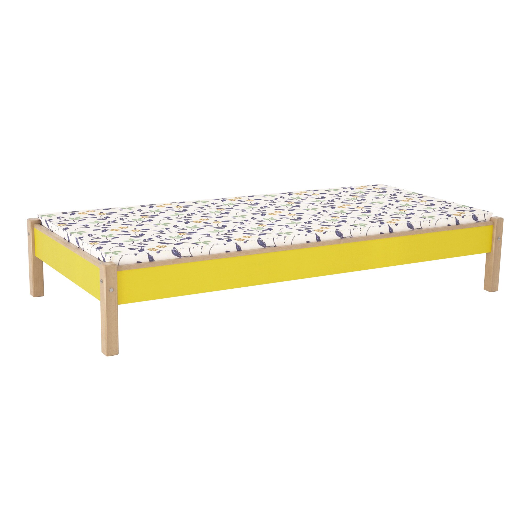 Pat 200x90 cm, Pal Melaminat-FAG lemn masiv, Mobilier GENERATION-9