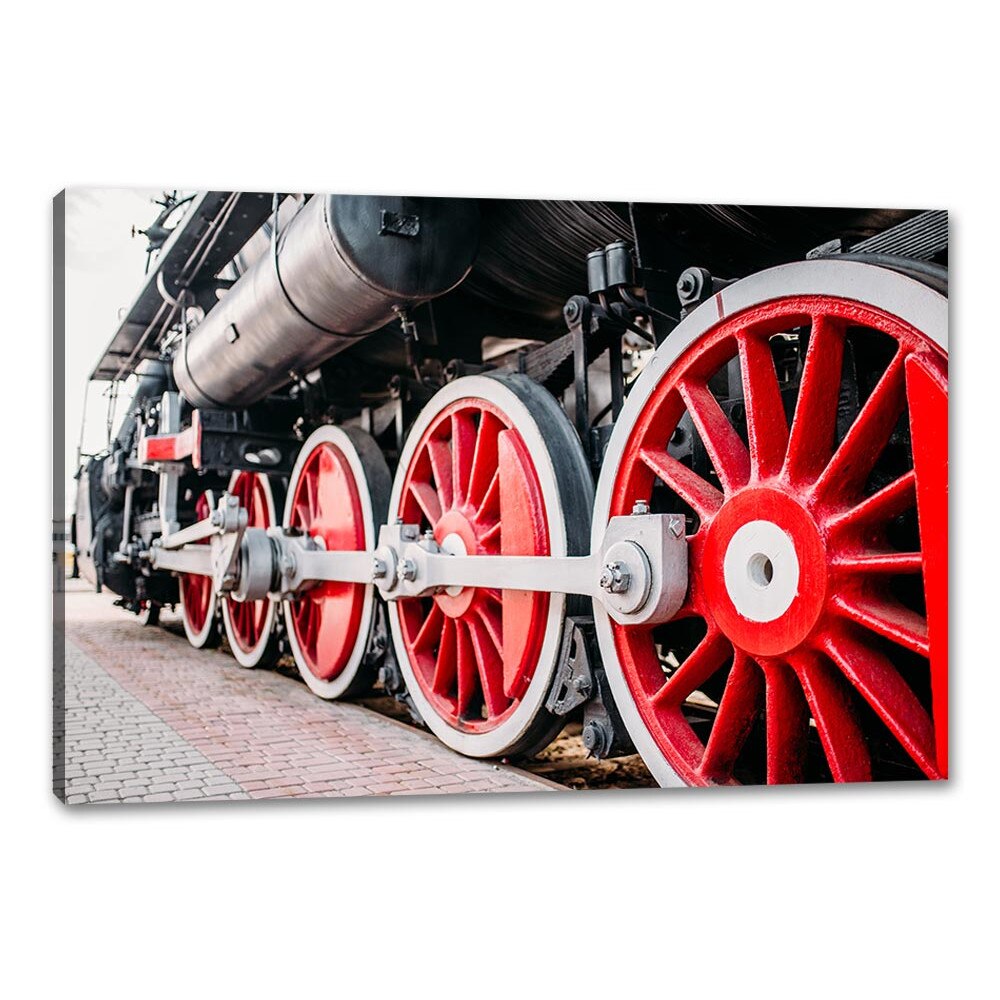 Tablou Canvas - Locomotiva Retro 80 x 120 cm