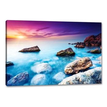 Tablou Canvas - Peisaj magia oceanului 80 x 120 cm Tablou Canvas - Peisaj magia oceanului 80 x 120 cm