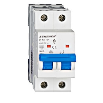 Siguranta automata 2P 16A 2 module Schrack-Amparo AM617216 Siguranta automata 2P 16A 2 module Schrack-Amparo AM617216