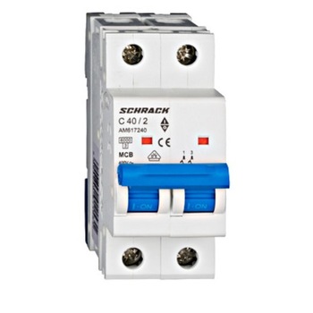 Siguranta automata 2P 40A 2 module Schrack-Amparo AM617240 Siguranta automata 2P 40A 2 module Schrack-Amparo AM617240