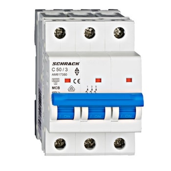 Siguranta automata 3P 50A 3 module Schrack-Amparo AM617350 Siguranta automata 3P 50A 3 module Schrack-Amparo AM617350