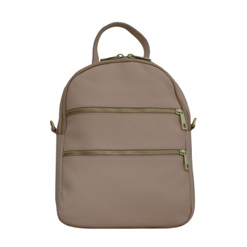 Rucsac de dama din piele naturala, Leea roz 3 Rucsac de dama din piele naturala, Leea roz 3