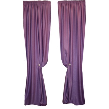 Set 2 draperii MASTEL 100x245cmx2 culoare mov-lila model catifelat uni Set 2 draperii MASTEL 100x245cmx2 culoare mov-lila model catifelat uni