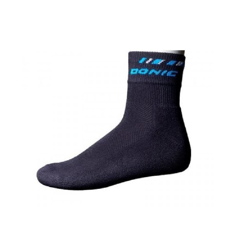 Sosete Donic Etna, culoare negru cu albastru, marime 36-40