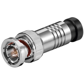 Conector BNC cu compresie Goobay Conector BNC cu compresie Goobay