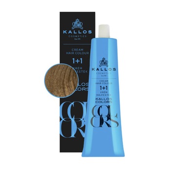 Vopsea de par Colors Kallos 60 ml nr.8C Blond cenusiu deschis Vopsea de par Colors Kallos 60 ml nr.8C Blond cenusiu deschis