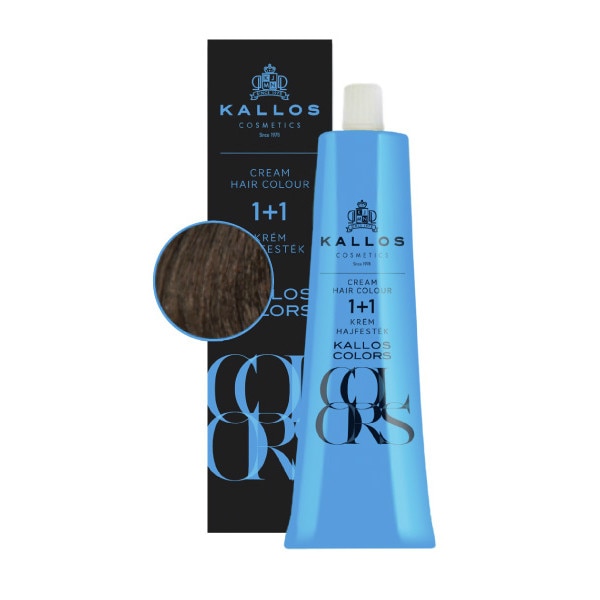 Vopsea de par Colors Kallos 60 ml nr.4N Brun mediu eMAG.ro