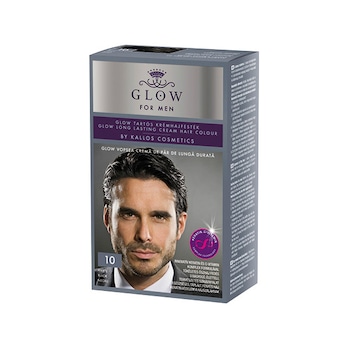 Vopsea de par pentru barbati Glow Kallos 40ml, nr.10 Negru Vopsea de par pentru barbati Glow Kallos 40ml, nr.10 Negru