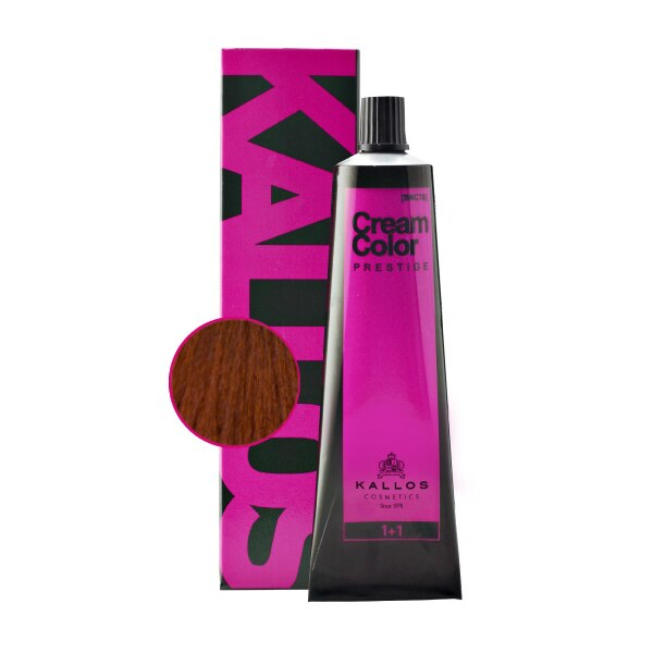 Vopsea de par Prestige Kallos 60ml,nr.8.43 blond roscat