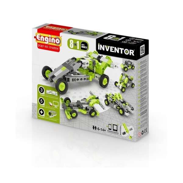 Set de constructie Engino Inventor 8in1 Cars