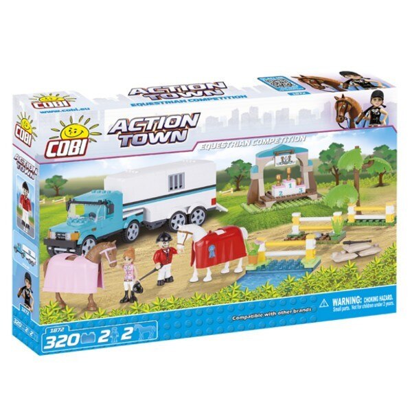 Set de constructie Cobi Klocki Action Town 1872, 320 piese