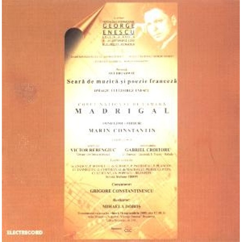 Madrigal - Seara de muzica si poezie franceza (CD)