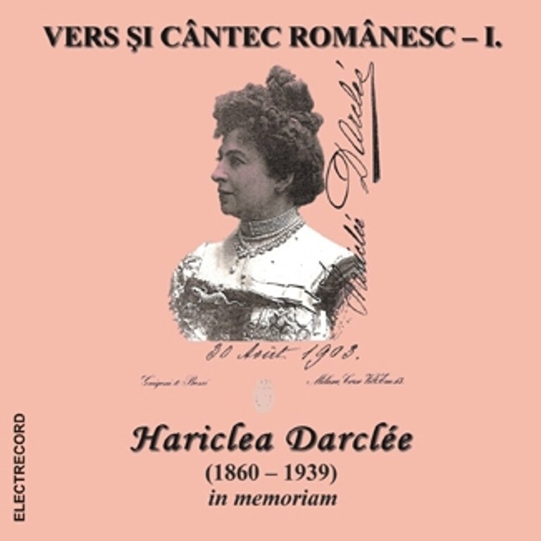 Hariclea Darcle - In memoriam:Vers si cantec romanesc-volumul 1 (CD)
