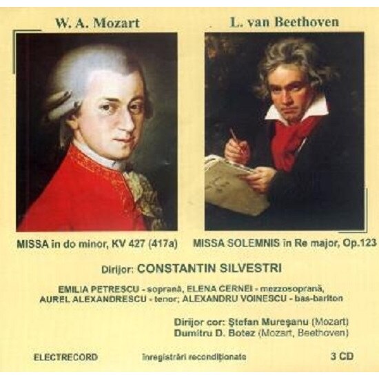 Constantin Silvestri - Mozart:Missa in do minor KV427/Beethoven:Missa Solemnisin Re major (3CD)