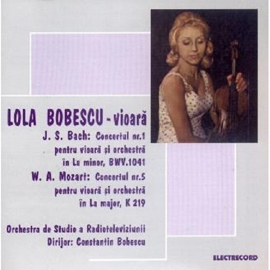Lola Bobescu - J.S.Bach&W.A.Mozart (CD)