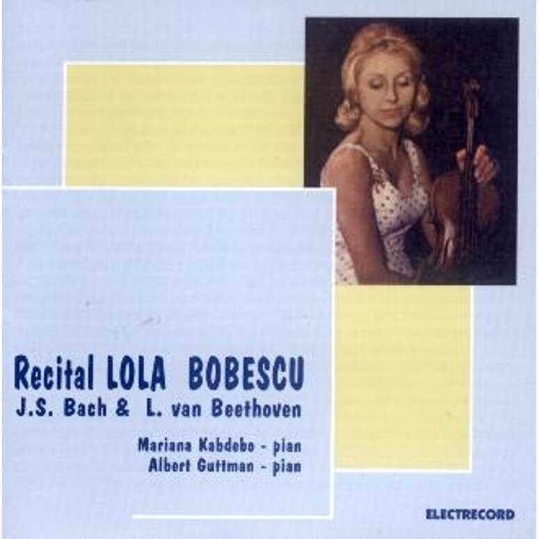 Lola Bobescu - J.S.Bach&L.van Beethoven (CD)