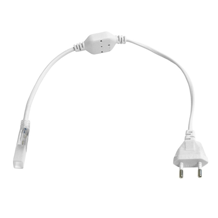 Захранване за LED ленти, 0,5 м, Арт, Бяло