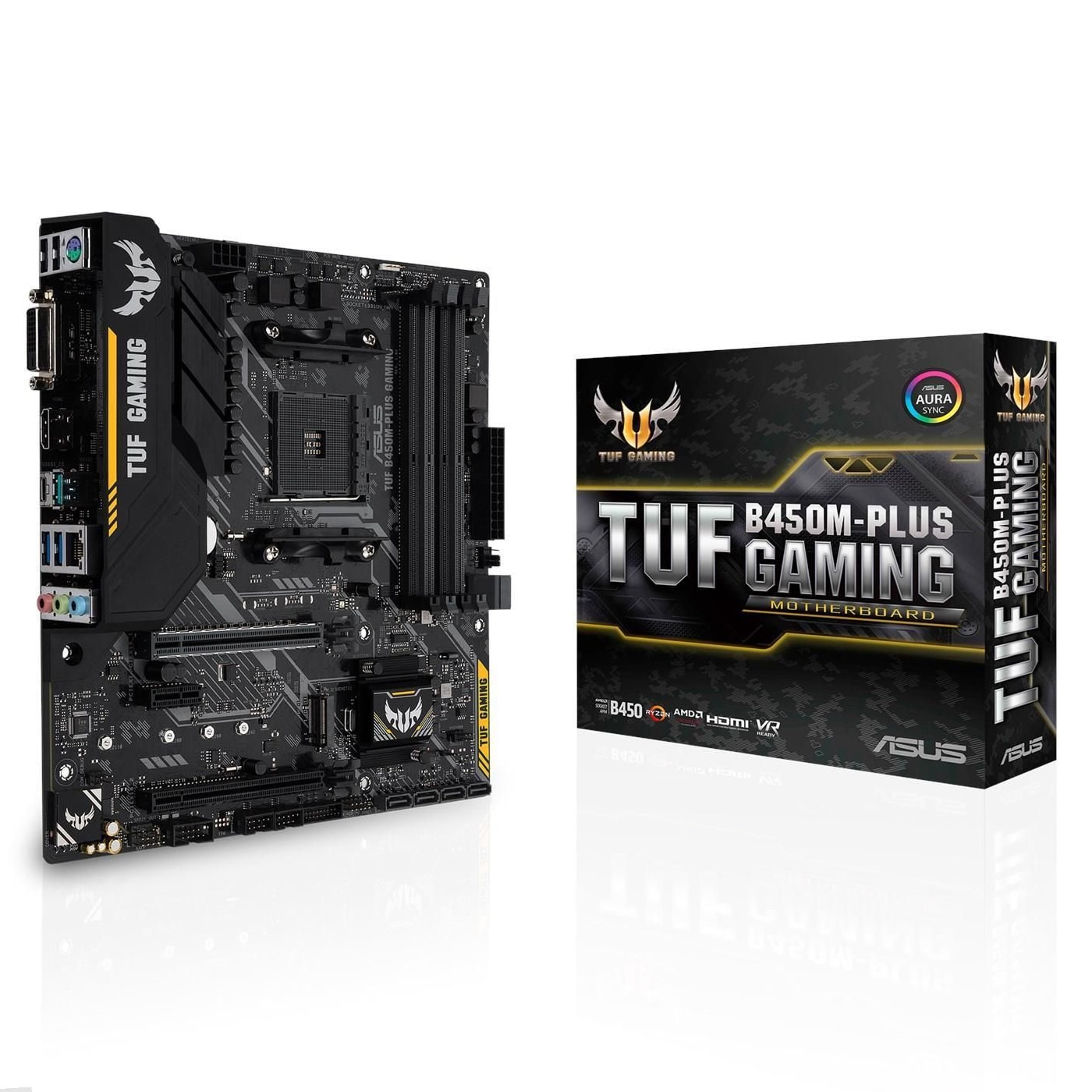 Placa de baza ASUS TUF B450M-PLUS GAMING, Socket AM4 - eMAG.ro