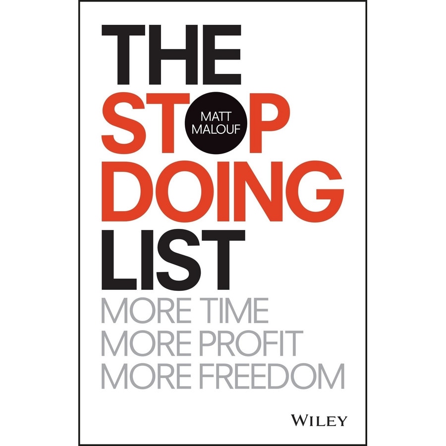 The Stop Doing List de Matt Malouf
