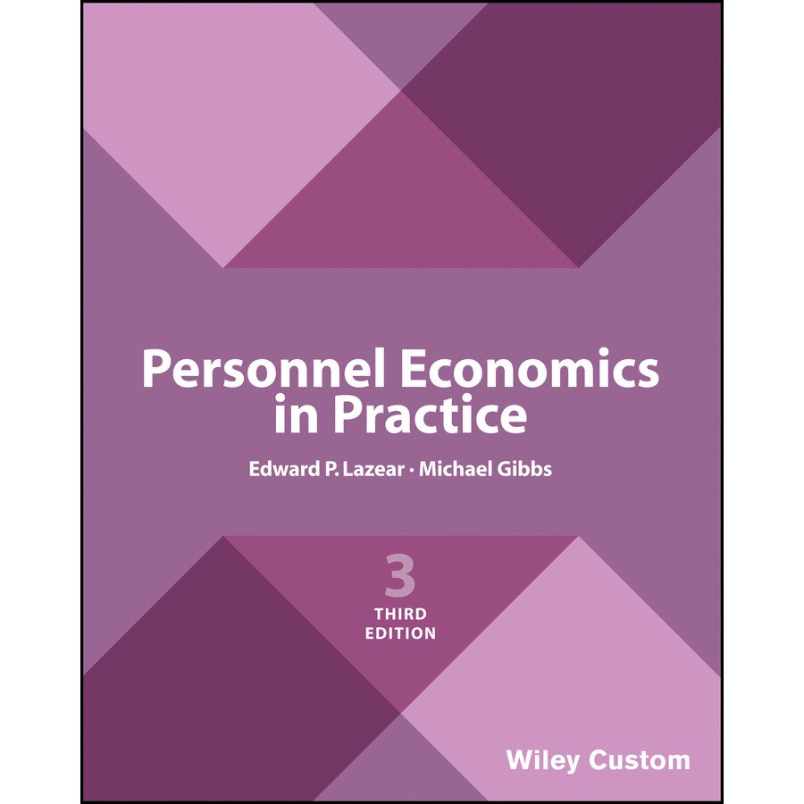 Personnel Economics in Practice de Edward P. Lazear