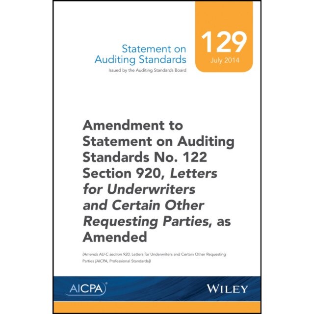 Statement on Auditing Standards, Number 129 de AICPA