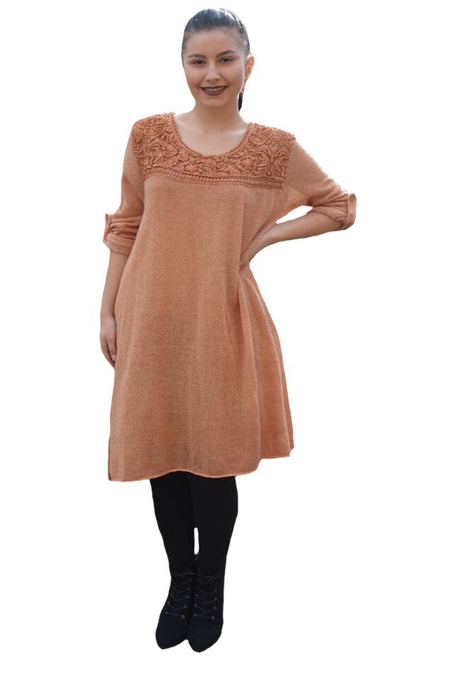 Rochie Leylla, trendy,croi lejer, inserti dantela,D&J Exclusive, Oringi