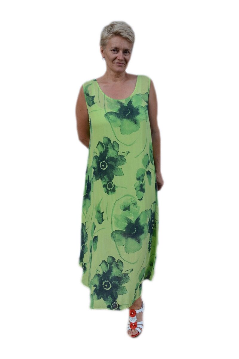 Rochie casual,material subtire ,D&J Exclusive,, Verde-Deschis