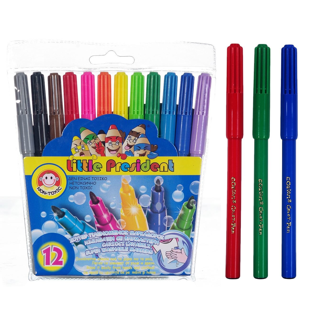 Carioci, Zola®, subtiri Little President - 12 buc